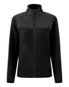 Onna NN802 Women’s Agility Panelled Fleece Full-Zip Jacket – Exact Black
