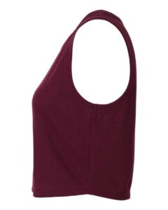 Next Level 8083 Women’s Ideal Thermal Tank – Maroon (side)