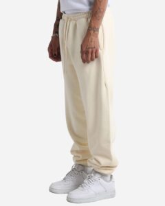 Shaka Wear SHGMS Unisex Max Heavy Garment-Dyed Sweatpants – Cream (side)
