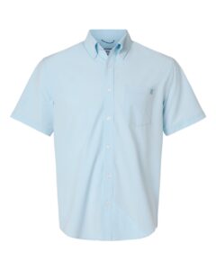 HUK H150154 Men’s Kona Short Sleeve Solid Shirt – Coastal Drift Heather