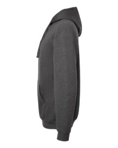 M&O 7800 Unisex ACE Fleece Hooded Sweatshirt – Dark Heather (side)