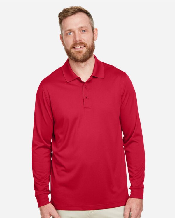 Harriton Men’s Tall Advantage Long Sleeve Snag Protection Plus IL Polo