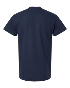 Gildan 5000T Unisex Heavy Cotton™ Tall T-Shirt – Navy (back)