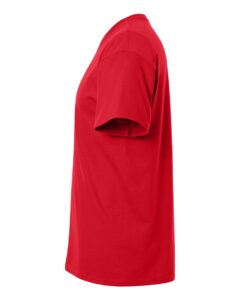 Gildan 5000T Unisex Heavy Cotton™ Tall T-Shirt – Red (side)