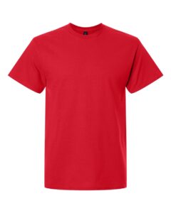 Gildan 5000T Unisex Heavy Cotton™ Tall T-Shirt – Red