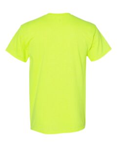 Gildan 5000T Unisex Heavy Cotton™ Tall T-Shirt – Safety Green (back)
