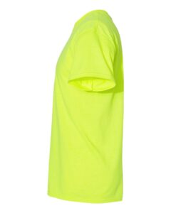 Gildan 5000T Unisex Heavy Cotton™ Tall T-Shirt – Safety Green (side)