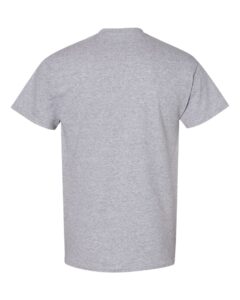 Gildan 5000T Unisex Heavy Cotton™ Tall T-Shirt – Sport Grey (back)