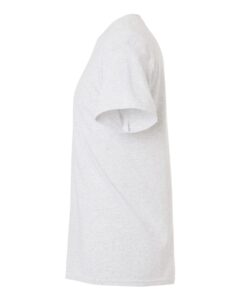 Gildan 8000T Unisex DryBlend® Tall T-Shirt – Ash (side)