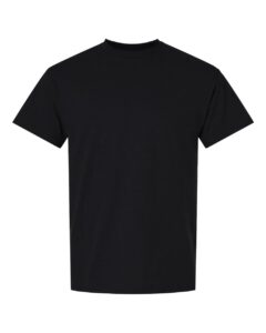 Gildan 8000T Unisex DryBlend® Tall T-Shirt – Black