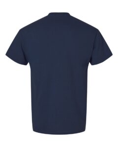 Gildan 8000T Unisex DryBlend® Tall T-Shirt – Navy (back)
