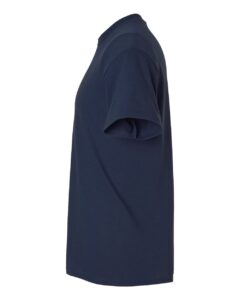Gildan 8000T Unisex DryBlend® Tall T-Shirt – Navy (side)