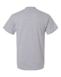 Gildan 8000T Unisex DryBlend® Tall T-Shirt – Sport Grey (back)