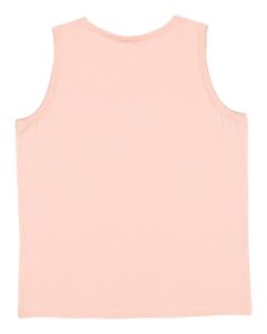 LAT 6123 Youth Fine Jersey Tank – Blush (back)