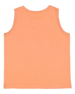 LAT 6123 Youth Fine Jersey Tank – Sunset (back)