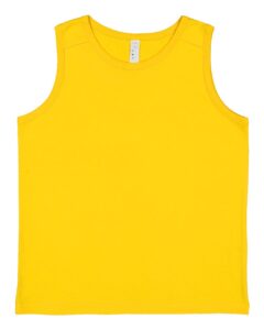 LAT 6123 Youth Fine Jersey Tank – Yellow