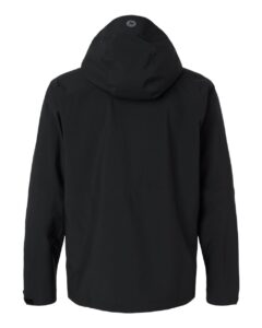 Marmot M16738 Men’s PreCip Evo Flex Hooded Jacket – Black (back)
