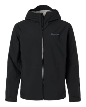 Marmot M16738 Men’s PreCip Evo Flex Hooded Jacket – Black