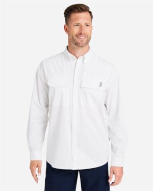 HUK H150184 Men’s Creekbed Pocket Fishing Shirt