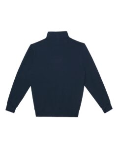 Lane Seven LS14014 Unisex Premium Quarter-Zip Pullover – Navy (back)
