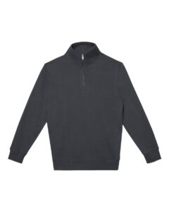 Lane Seven LS14014 Unisex Premium Quarter-Zip Pullover – Smoke