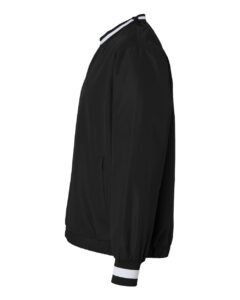 Shaka Wear SHCNW Unisex Crewneck Windbreaker – Black (side)