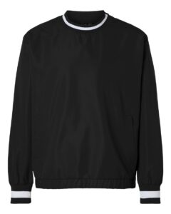 Shaka Wear SHCNW Unisex Crewneck Windbreaker – Black