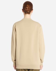 Lane Seven LS19004 Unisex Heavyweight Crewneck Sweatshirt – Mushroom (on model back)