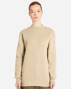 Lane Seven LS19004 Unisex Heavyweight Crewneck Sweatshirt – Mushroom (on model)