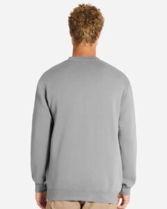 Lane Seven LS19004 Unisex Heavyweight Crewneck Sweatshirt – Storm (on model back)