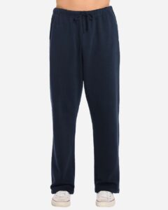 Lane Seven LS14006 Unisex Straight Leg Sweatpants – Navy (on model)