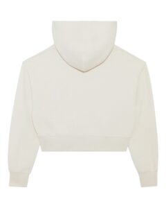 Lane Seven LS88001 Women’s Relaxed Cropped Hoodie Sweatshirt – Bone (back)