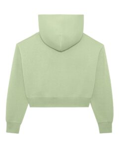 Lane Seven LS88001 Women’s Relaxed Cropped Hoodie Sweatshirt – Matcha (back)