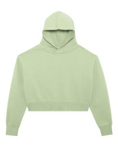 Lane Seven LS88001 Women’s Relaxed Cropped Hoodie Sweatshirt – Matcha