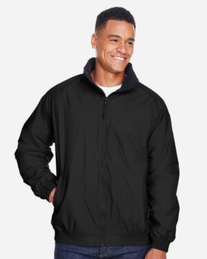 Harriton M740 Unisex Fleece Lined Nylon Jacket