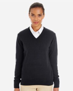 Harriton M420W Women’s Pilbloc V-Neck Sweater