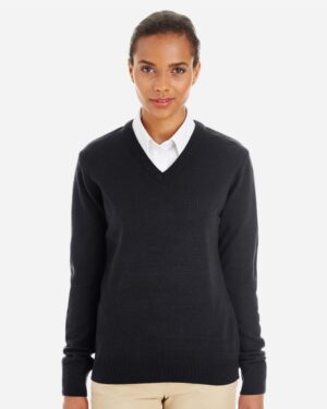 Harriton M420W Women’s Pilbloc V-Neck Sweater