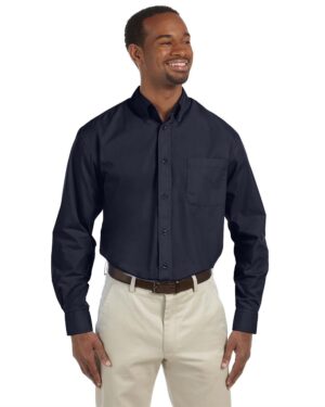 Harriton M510T Men’s Tall Essential Poplin