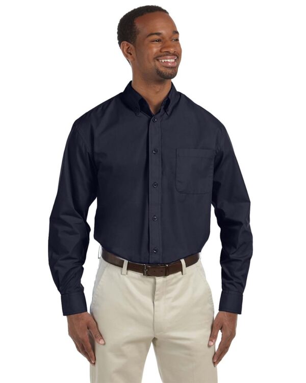 Harriton Men’s Tall Essential Poplin