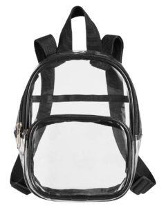 BAGedge BE268 Clear PVC Mini Backpack