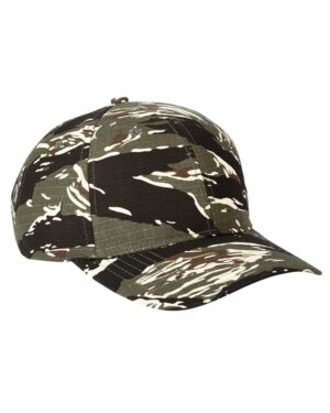 Big Accessories BX024 Structured Camo Cap
