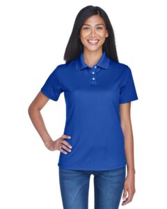 UltraClub 8445L Women’s Cool & Dry Stain-Release Performance Polo