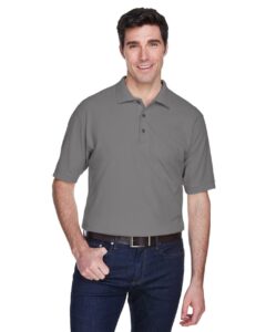 UltraClub 8540 Men’s Whisper Piqué Polo