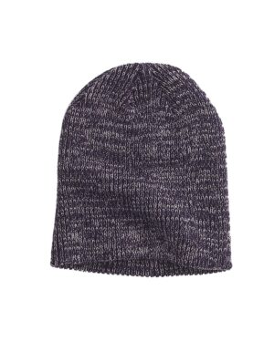 Big Accessories BA524 Ribbed Marled Beanie