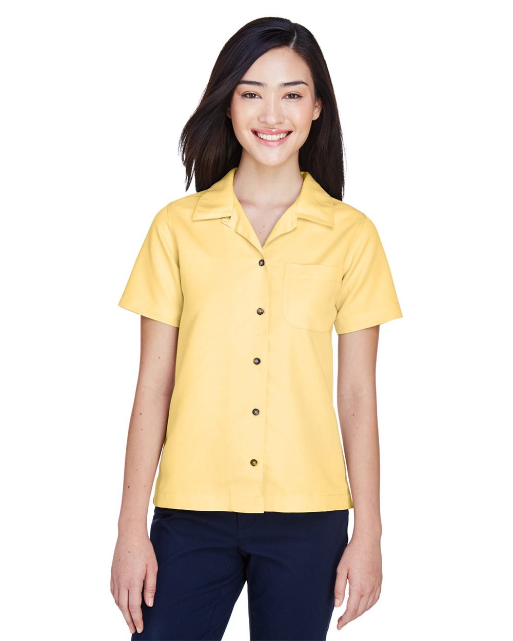UltraClub 8981 Women’s Cabana Breeze Camp Shirt UltraClub 8981 Women’s Cabana Breeze Camp Shirt