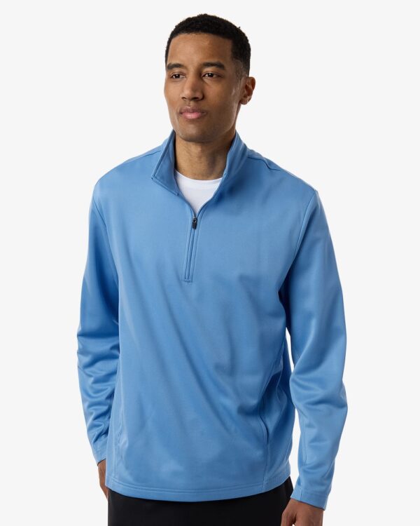 Team 365 Unisex Squad Cadet Quarter-Zip Tech Fleece Pullover