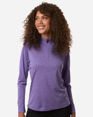 AllPro 4HM70L Women’s Pro-Lock Performance Mélange Quarter-Zip Pullover