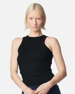 American Apparel BR2101 Women’s Baby Rib Fitted Tank