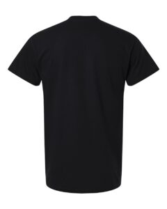 Heavy Cotton T-Shirt – Black (back)