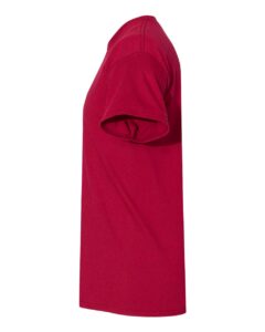 Heavy Cotton T-Shirt – Cardinal (side)